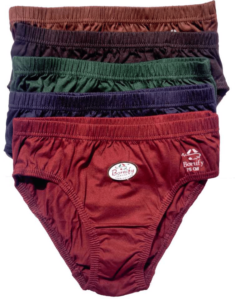     			D1 DIFFERENT ONE Pack of 5 Cotton Briefs For Women ( Multi Color )