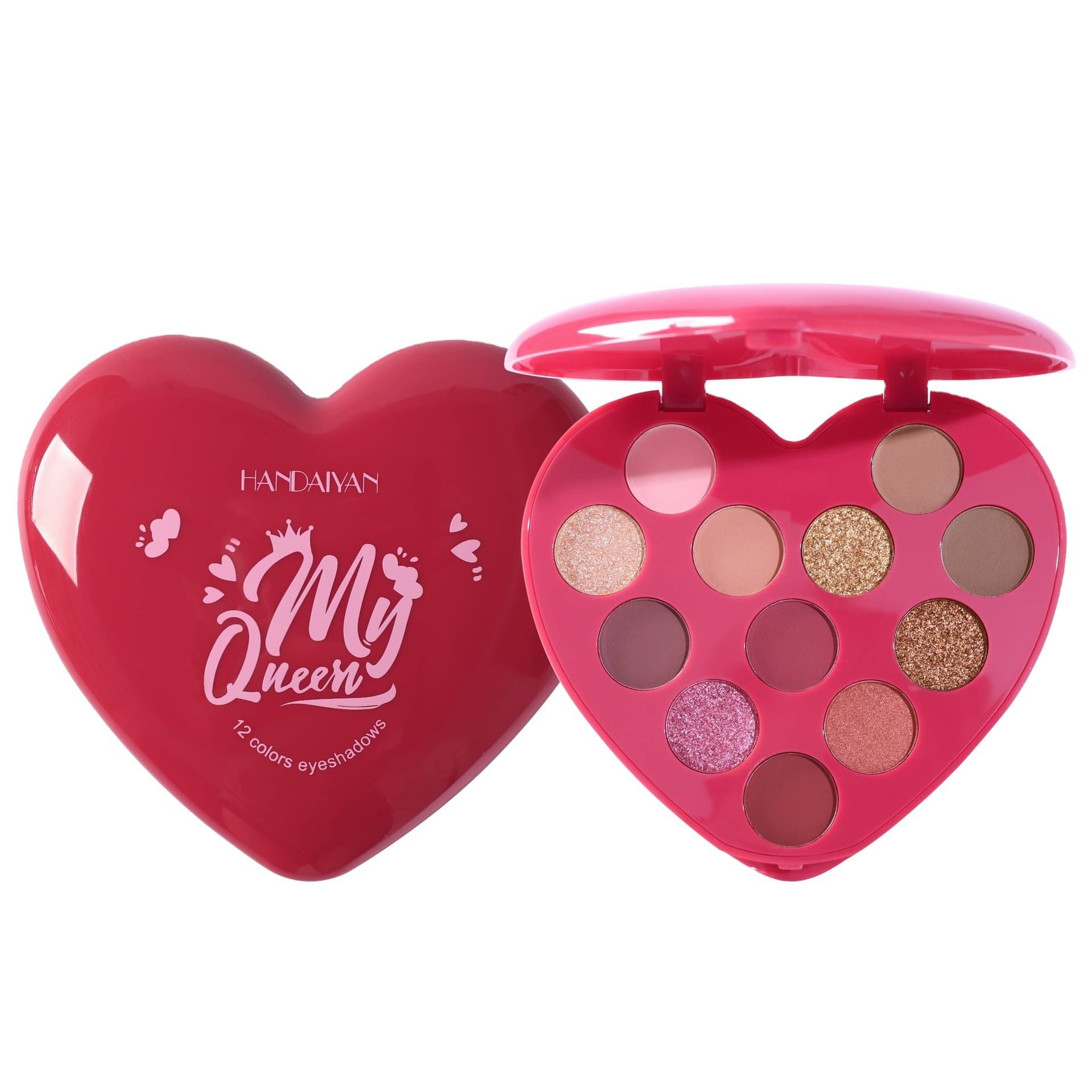     			DAIMANPU Multi Pressed Powder Eye Shadow 12