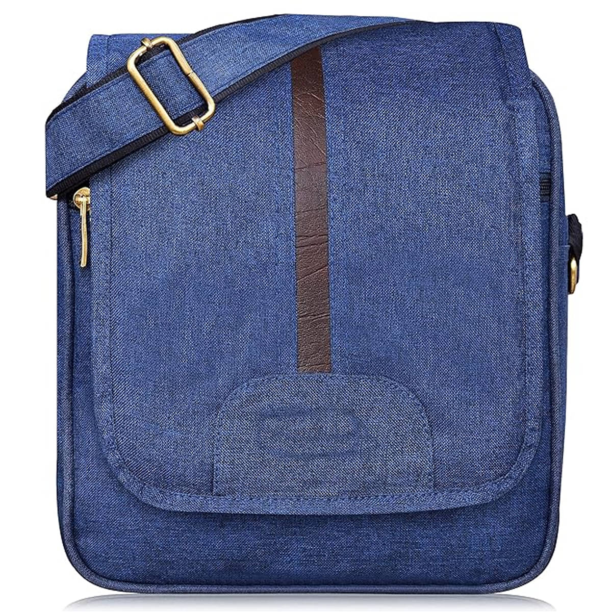     			GEEO Sling Bag Fabric Blue Passport Holder