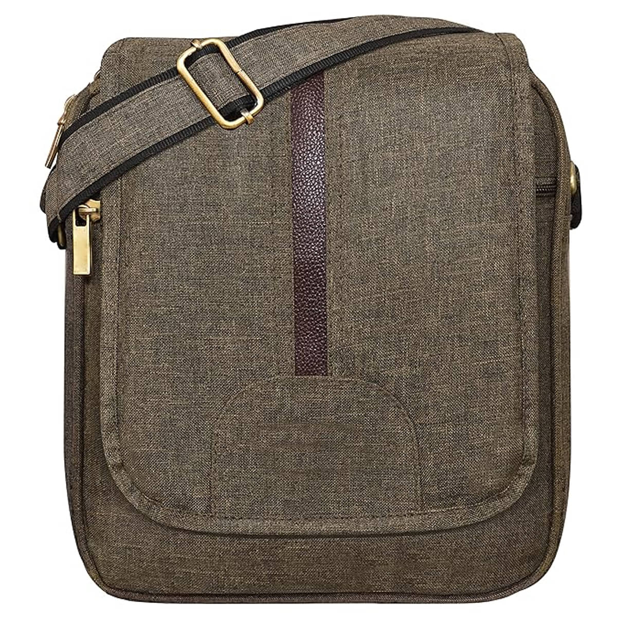     			GEEO Sling Bag Fabric Khaki Passport Holder