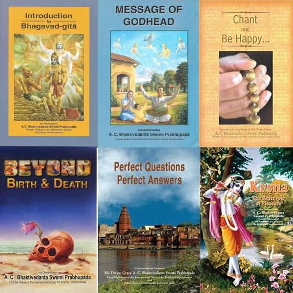    			Introduction To Bhagvad Gita, Message Of Godhead, Chant And Be Happy With Other 3 Books - Pack of 6 Books English Paperback