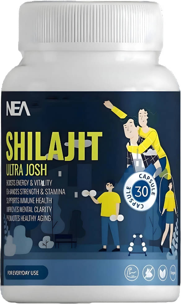     			Nea Pure Shilajit Ultra Josh Gold | Ashwagandha , Safed Musli | 10 + Ayurvedic Herbs