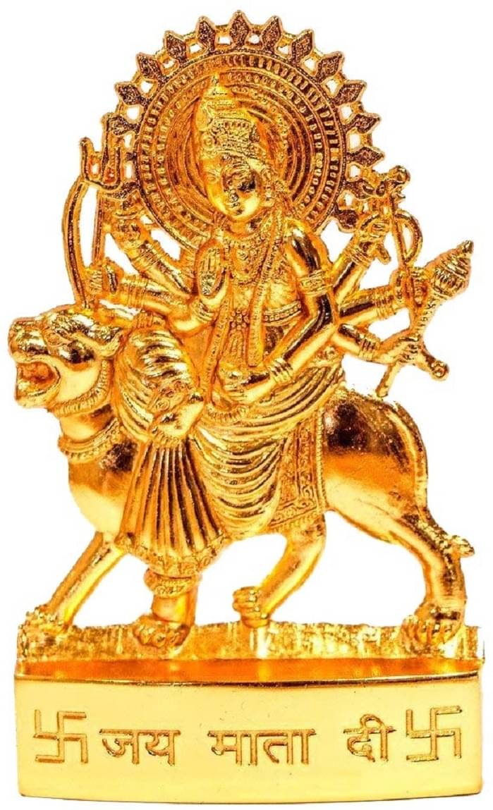     			Shri Astha Vinayak Brass Goddess Durga Idol ( 8 cm )