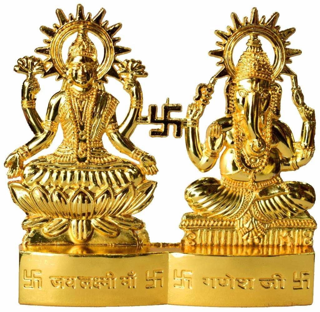     			Shri Astha Vinayak Iron Laxmi Ganesh Idol ( 7 cm )