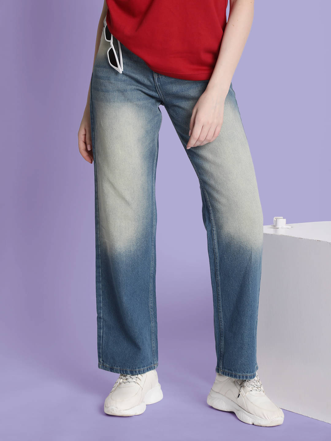     			Bene Kleed - Blue Denim Straight Fit Women's Jeans ( Pack of 1 )