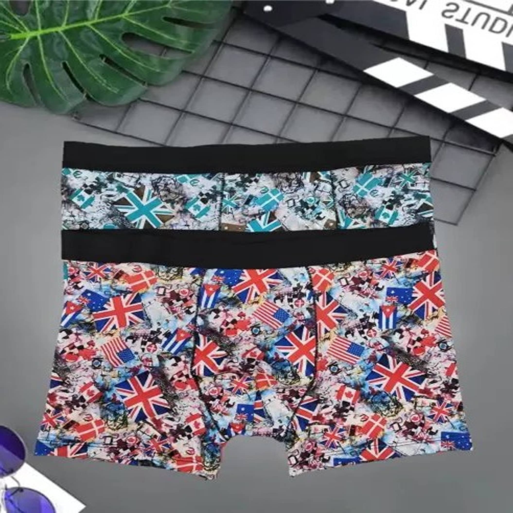 Cavenders Pack of 2 Nylon Trunks For Men's ( Multicolor )