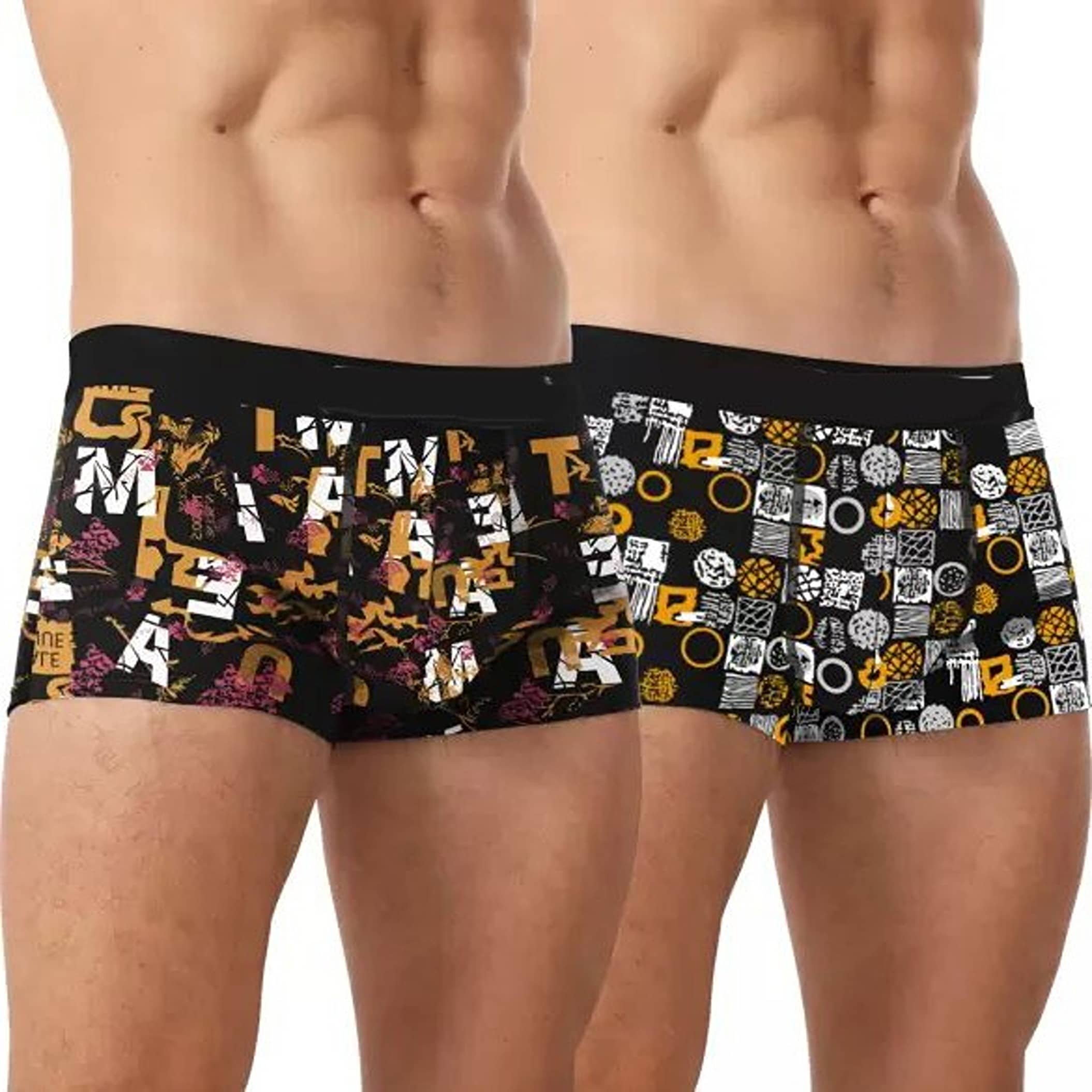 Cavenders Pack of 2 Nylon Trunks For Men's ( Multicolor )