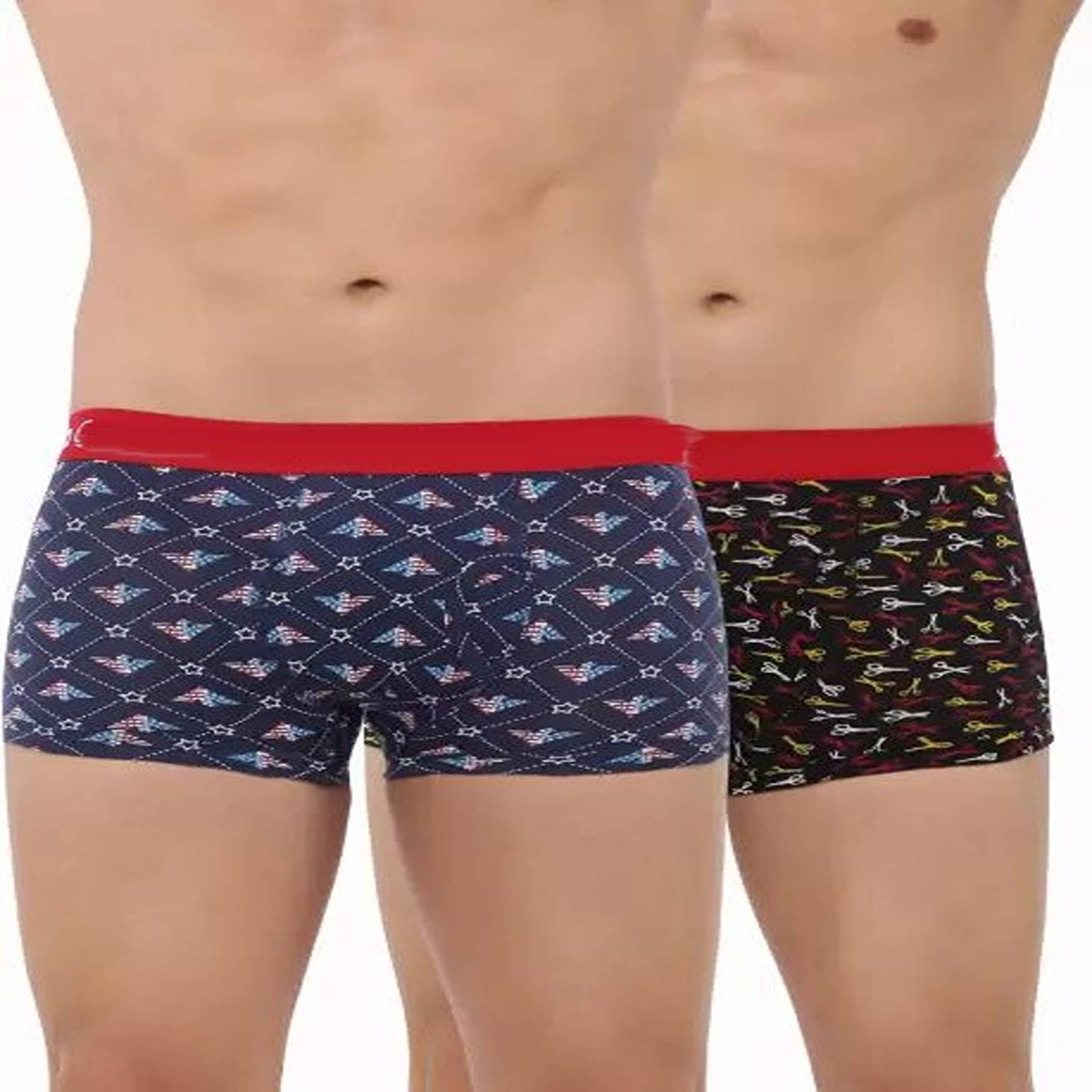 Cavenders Pack of 2 Nylon Trunks For Men's ( Multicolor )