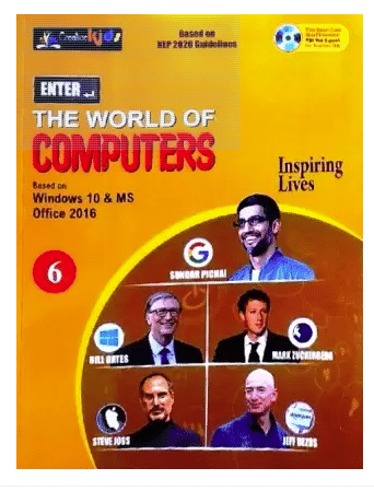     			ENTER The World Of Computers Class 6