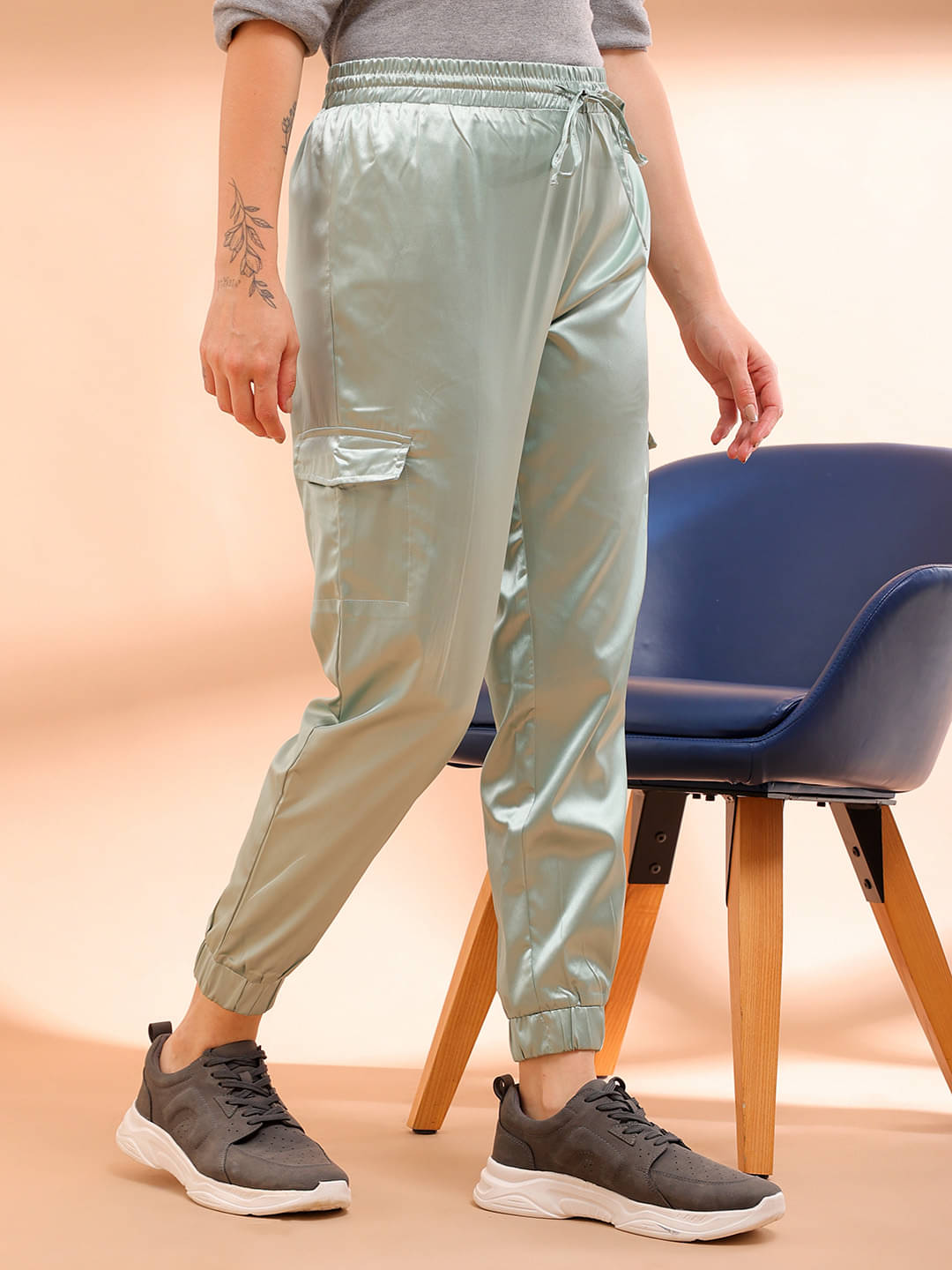     			Freehand Pack of 1 Polyester Regular Women's Joggers ( Green )