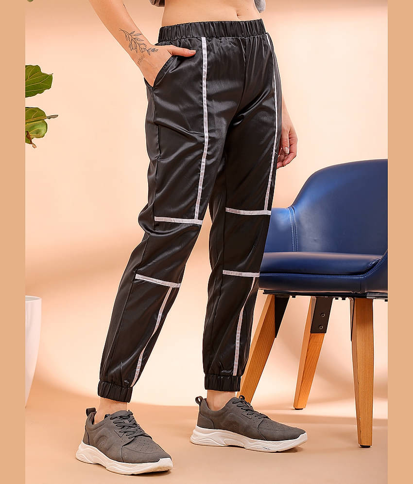 Freehand Pack of 1 Polyester Regular Women's Joggers ( Black )