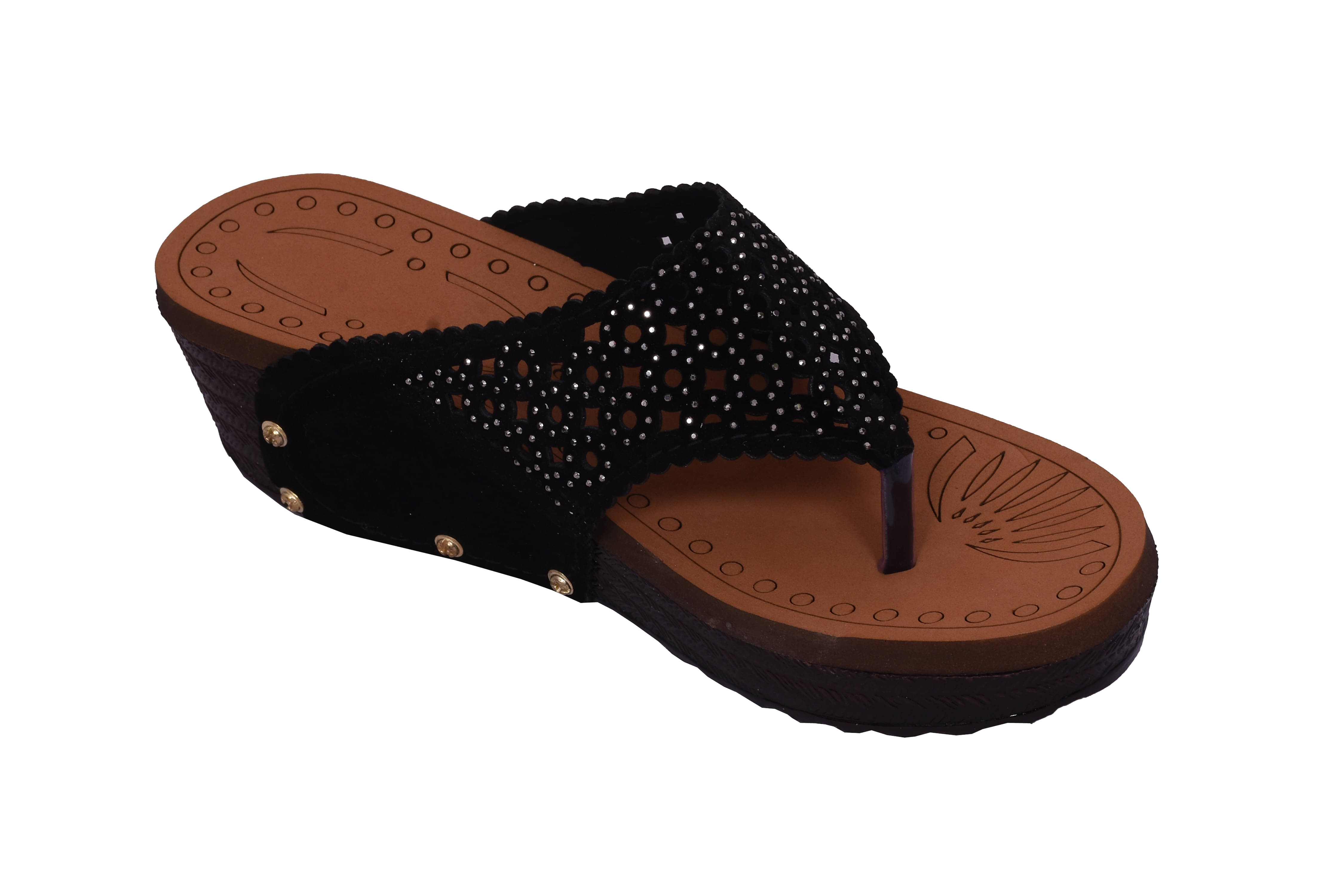     			PM Traders Black Women's Flats