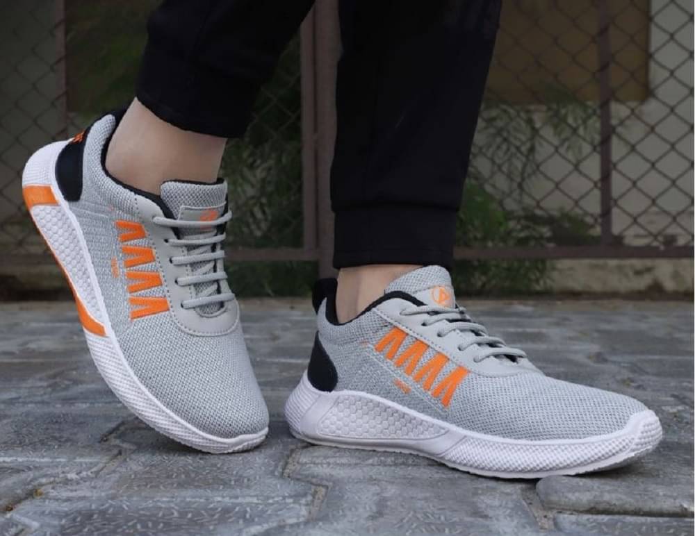     			PM Traders Sneakers For Men Grey Men's Sneakers