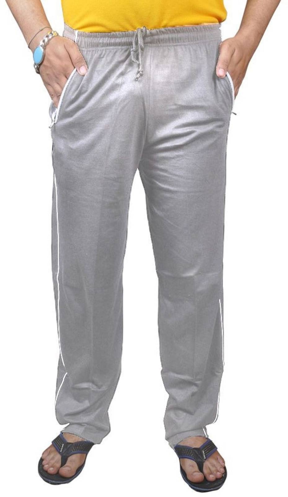 Reoutlook Grey Cotton Blend Men's Trackpants ( Pack of 1 )     			Reoutlook Grey Cotton Blend Men's Trackpants ( Pack of 1 )
