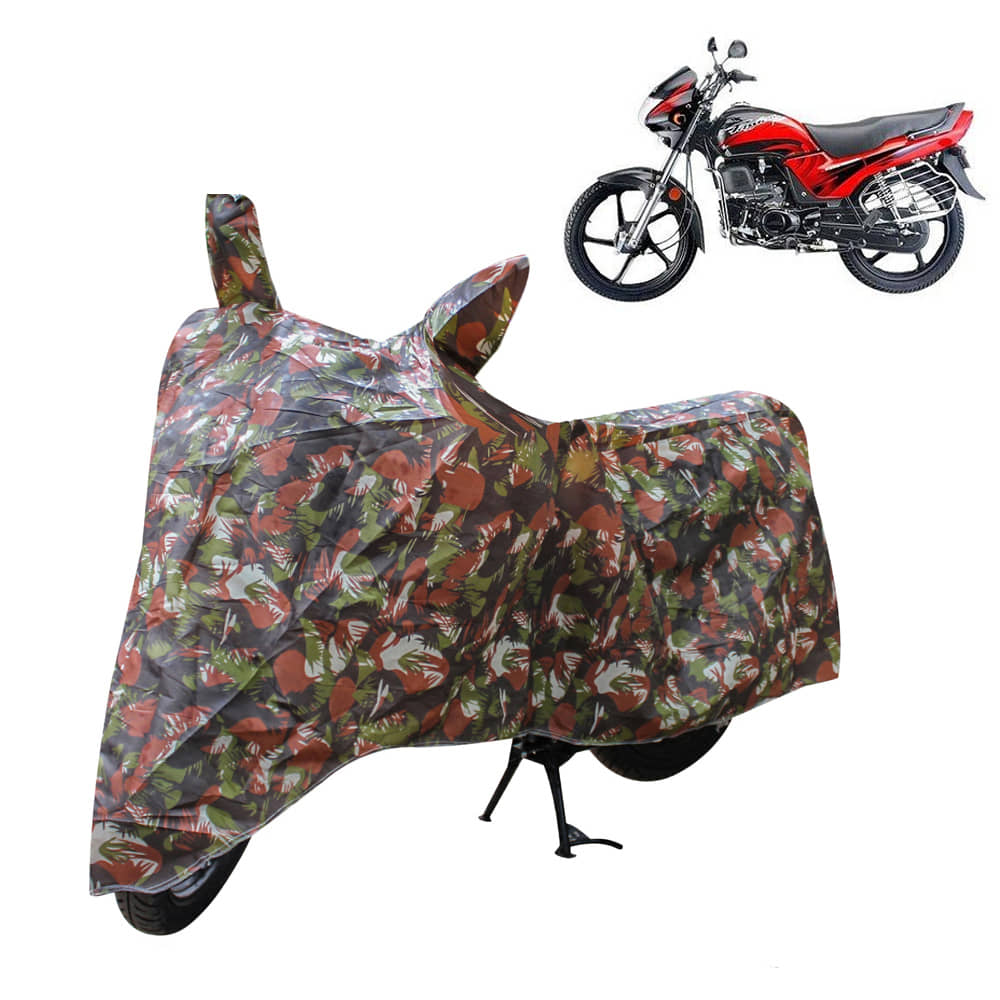 CARNEST Bike Body Cover for Hero Passion Plus ( Pack of 1 ) , Jungle