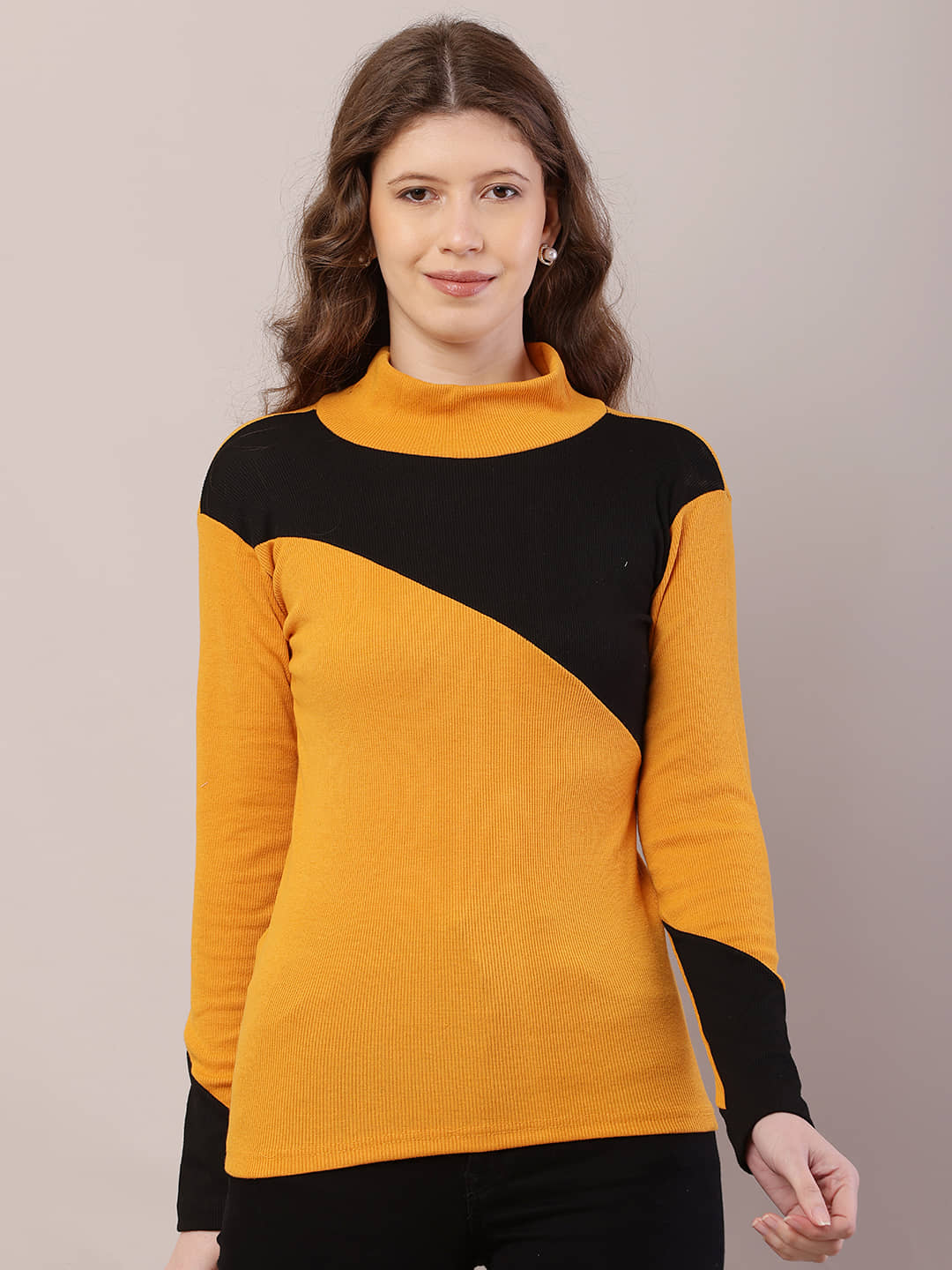 risemax Women's Cotton Blend Regular Top ( Multicolor )