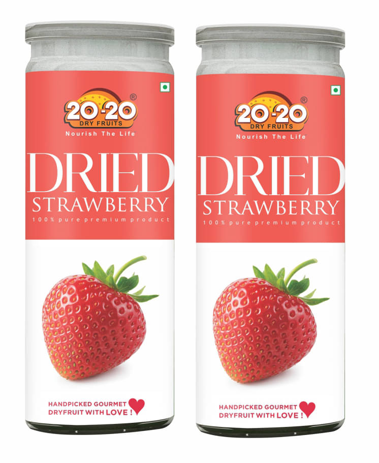     			20-20 Dry Fruits Dried Strawberry 400 g
