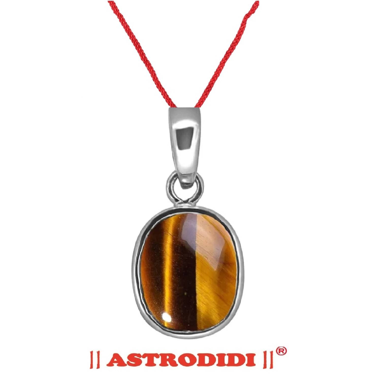     			Astrodidi Religious Jewellery Tiger Eye Stone Pendant ( Pack of 1 )