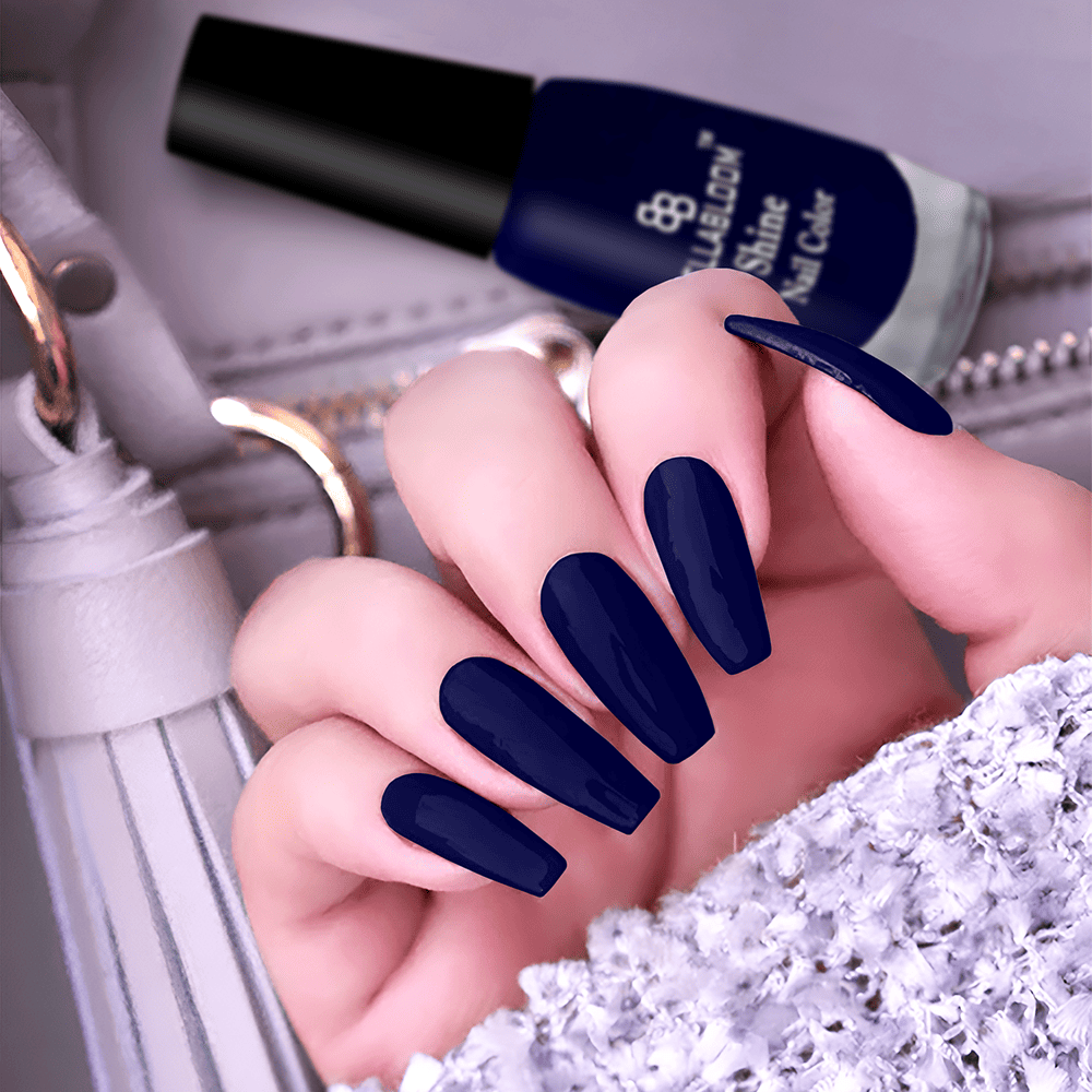     			BELLABLOOM Blue Glossy Nail Polish 5 ( Pack of 1 )