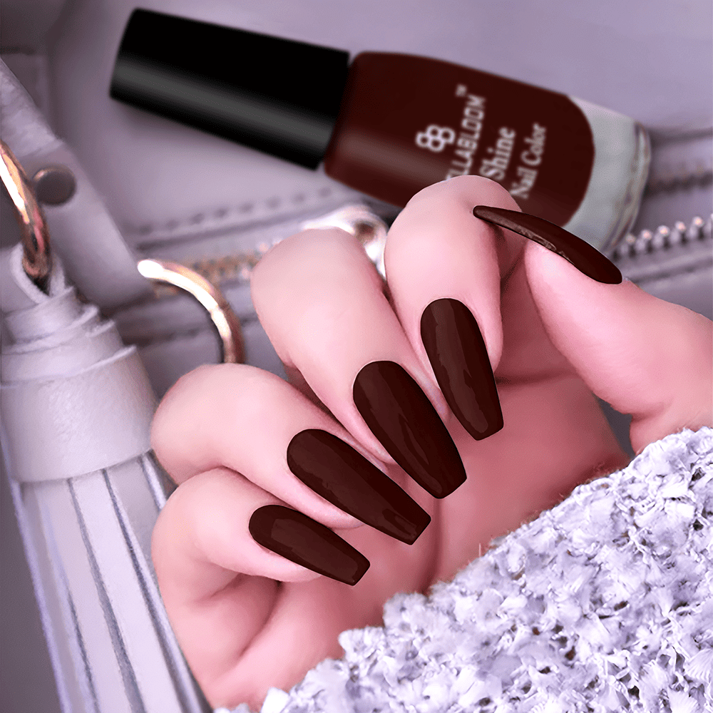     			BELLABLOOM Brown Glossy Nail Polish 5 ( Pack of 1 )