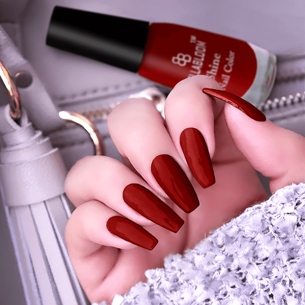     			BELLABLOOM Cherry Glossy Nail Polish 5 ( Pack of 1 )