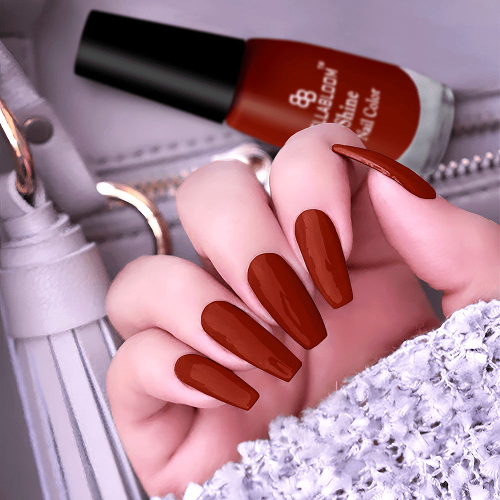     			BELLABLOOM Red Glossy Nail Polish 5 ( Pack of 1 )