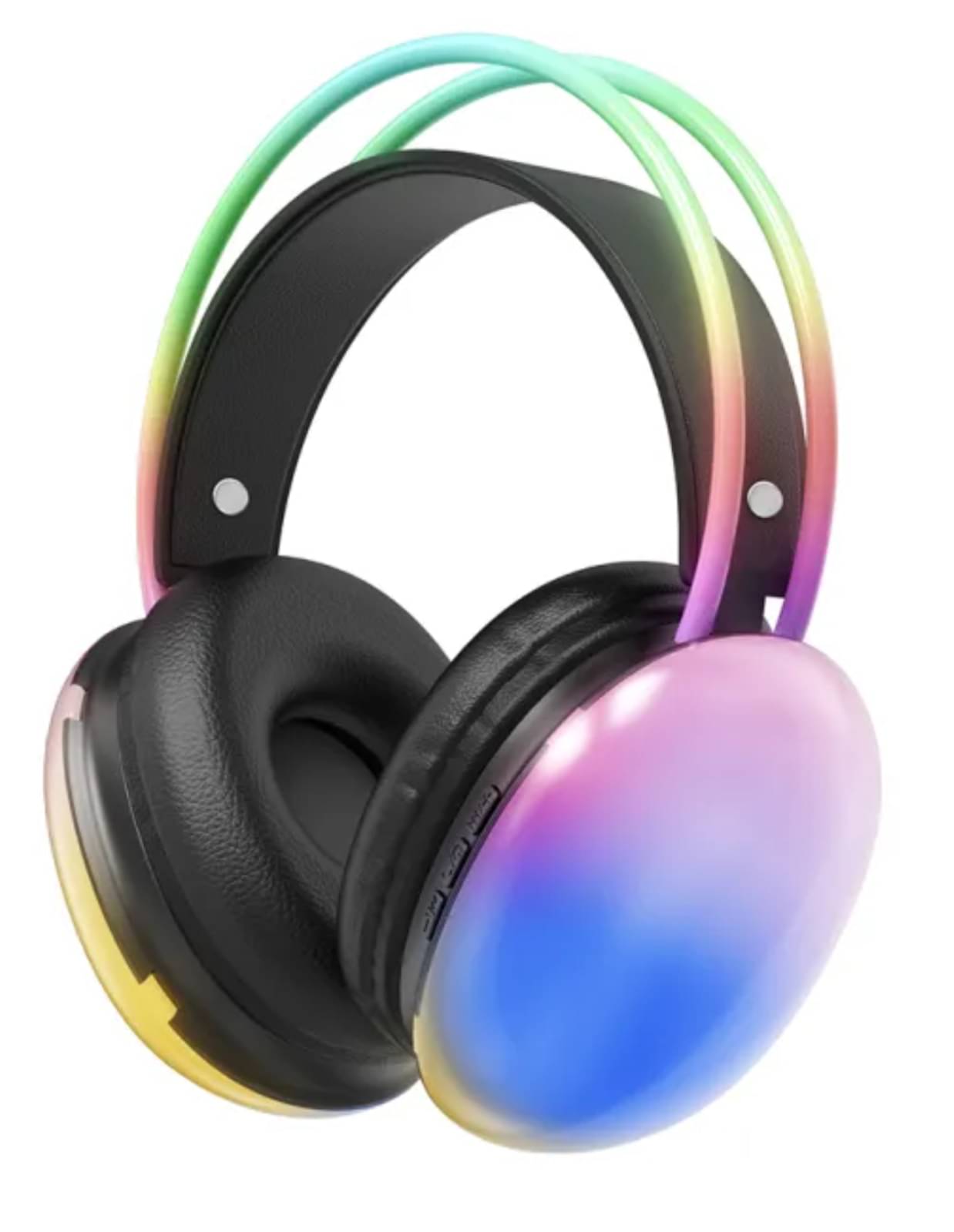     			COREGENIX B30 RGB Bluetooth Bluetooth Headphone Over Ear 30 Hours Playback Powerfull bass,Low Latency IPX4(Splash & Sweat Proof) Black