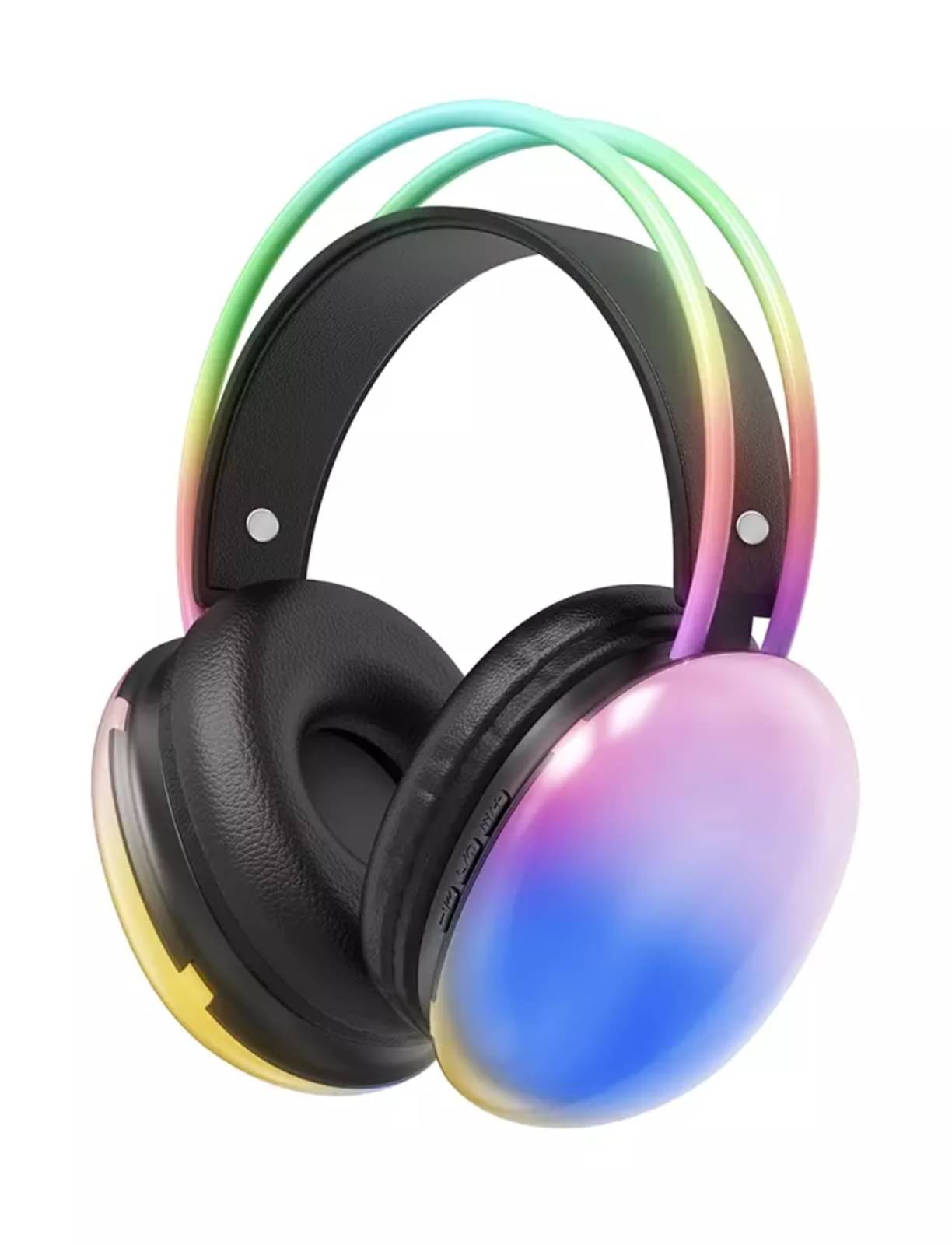     			COREGENIX B30 RGB Bluetooth Bluetooth Headphone Over Ear 30 Hours Playback Low Latency,Powerfull bass IPX4(Splash & Sweat Proof) Black
