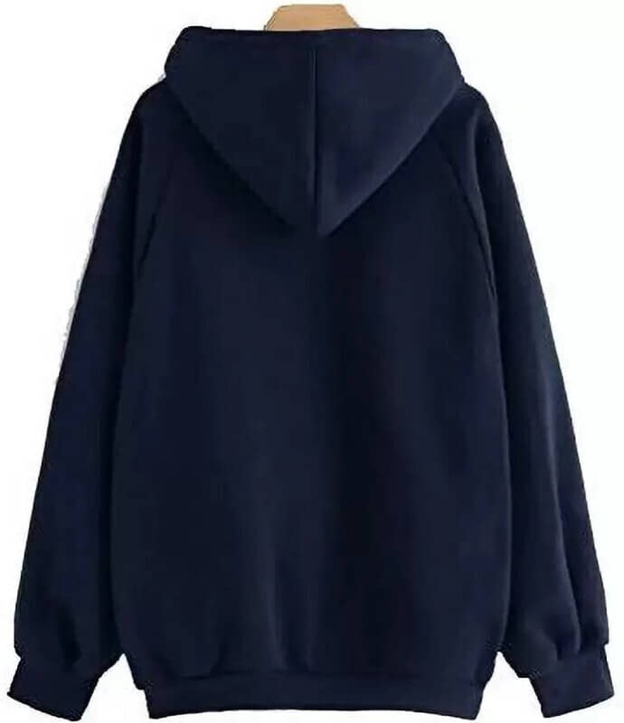 FABRIPPLE Fleece Hooded Men's Sweatshirt - Navy ( Pack of 1 )