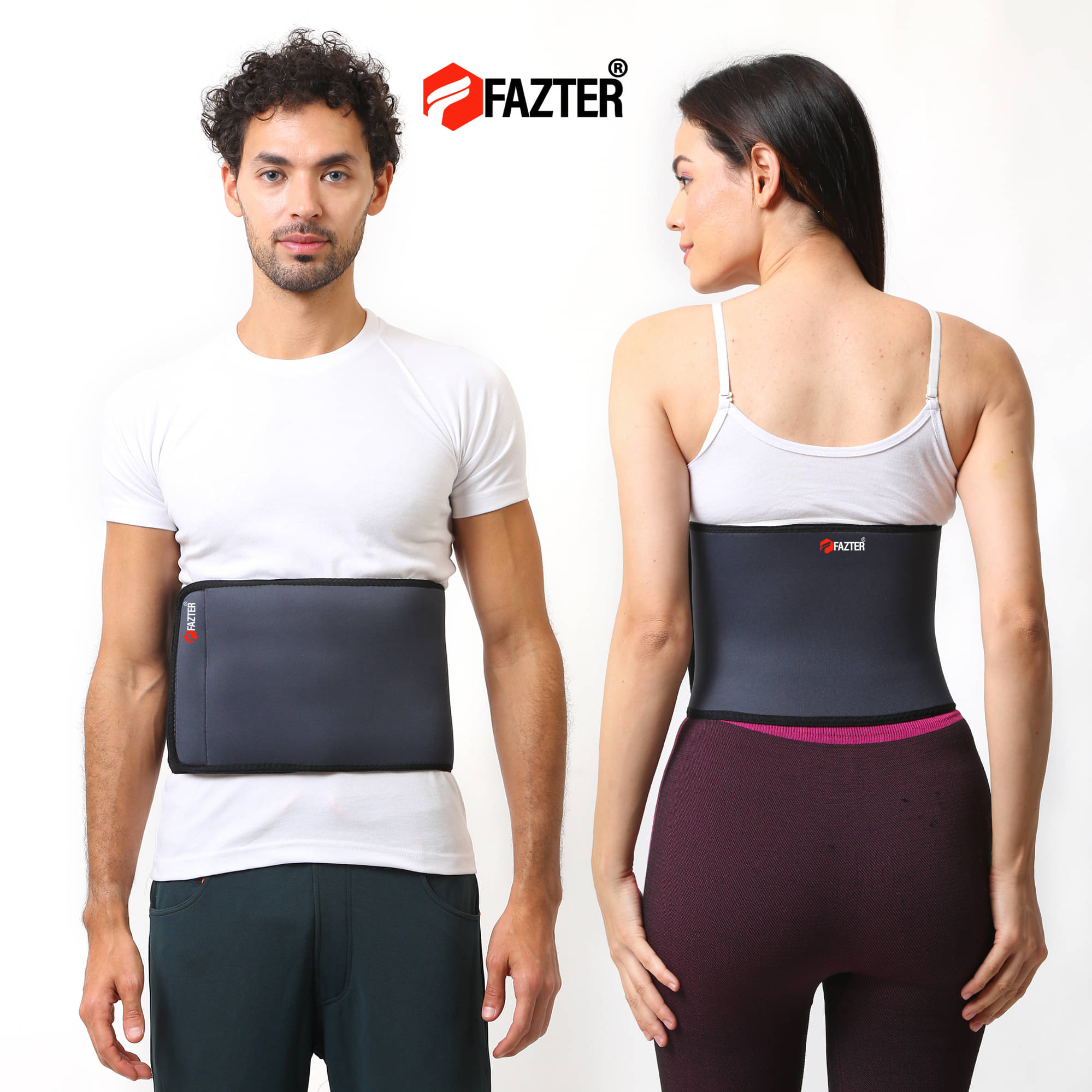 FAZTER Abdominal Support Belt Binder after C-Section Delivery for Women Abdominal Belt (Grey) FAZTER Abdominal Support Belt Binder after C-Section Delivery for Women Abdominal Belt (Grey)