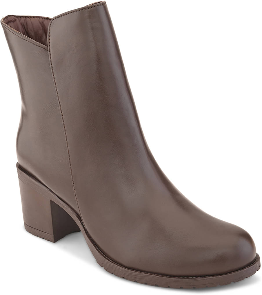 Fentacia Brown Women's Ankle Length Boots Fentacia Brown Women's Ankle Length Boots