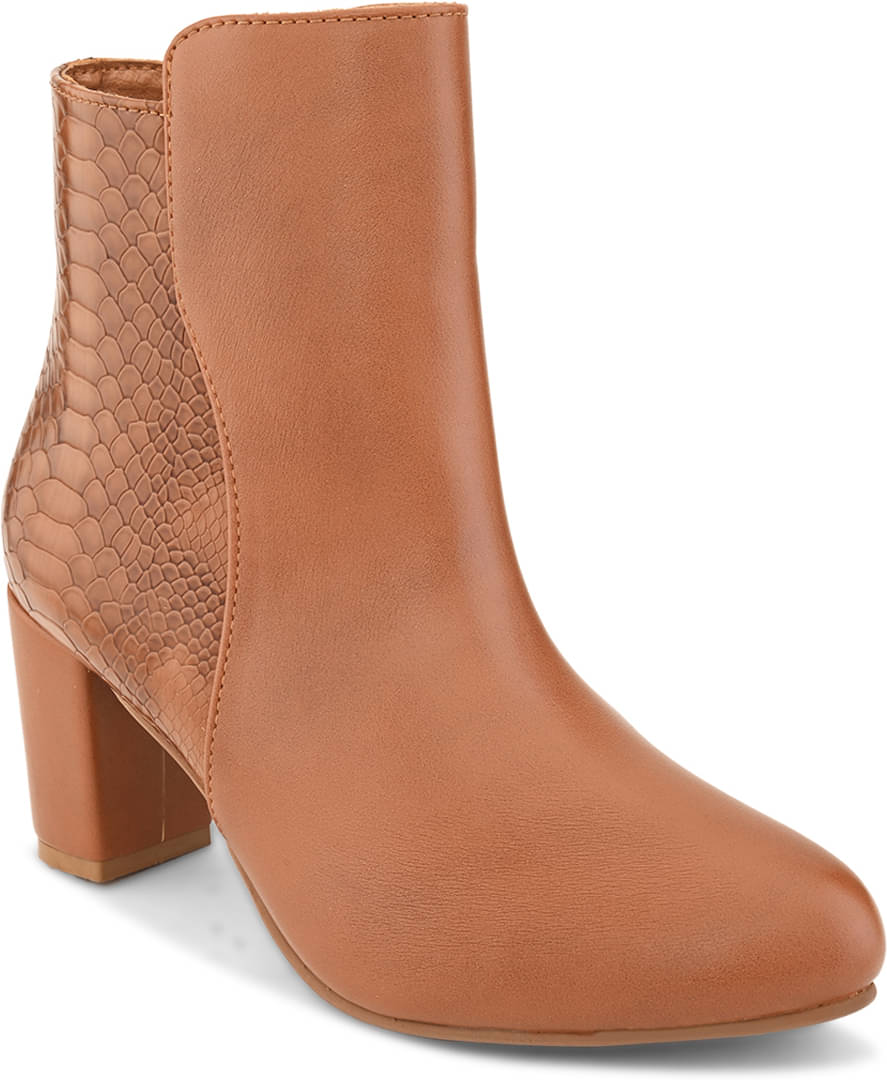     			Fentacia Tan Women's Ankle Length Boots