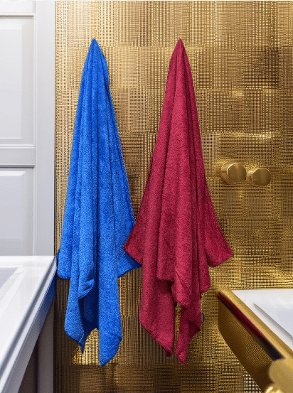 Finesse Decor Pack of 2 Microfibre 325 -GSM Bath Towel ( Maroon ) - Towels | Buy online on ZillyBuy