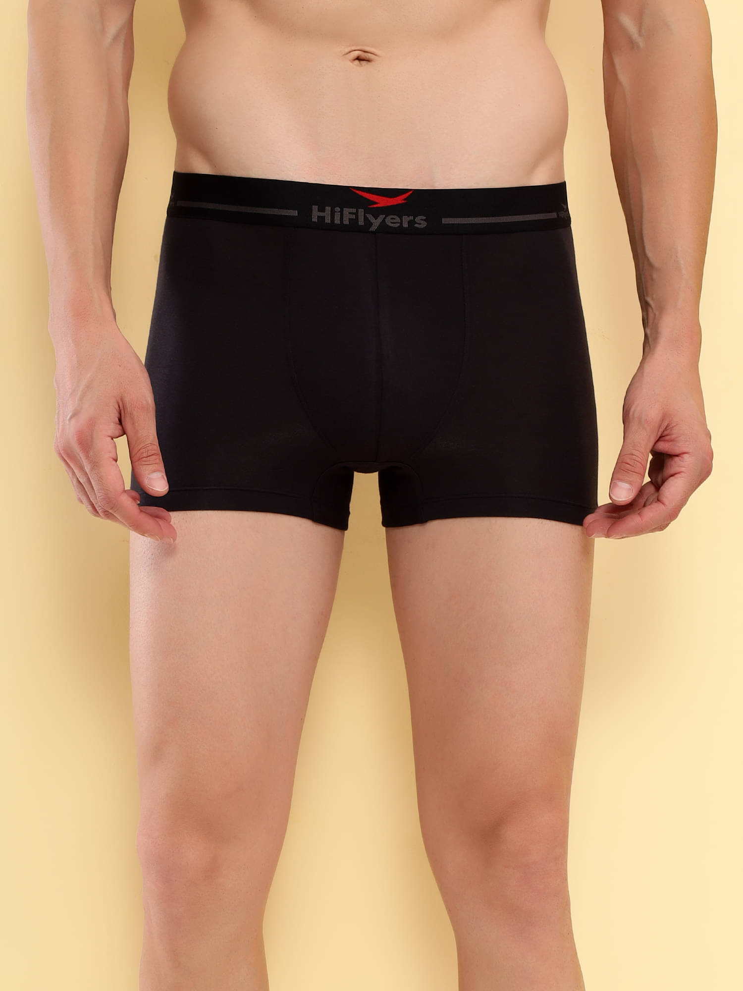 Hiflyers Pack of 1 Modal Trunks For Men's ( Black ) Hiflyers Pack of 1 Modal Trunks For Men's ( Black )