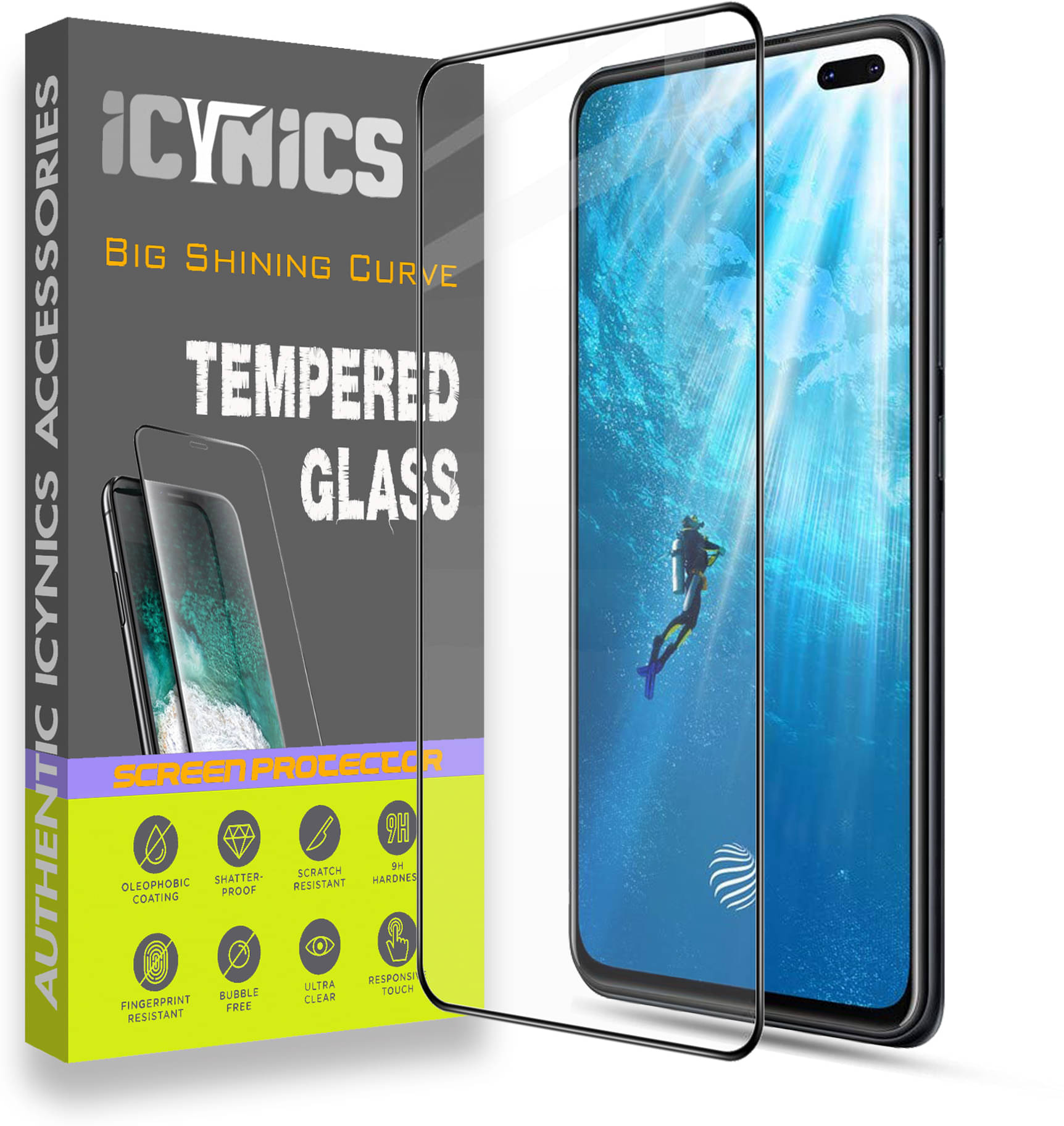     			Icynics Tempered Glass Compatible For Vivo V19 ( Pack of 1 )