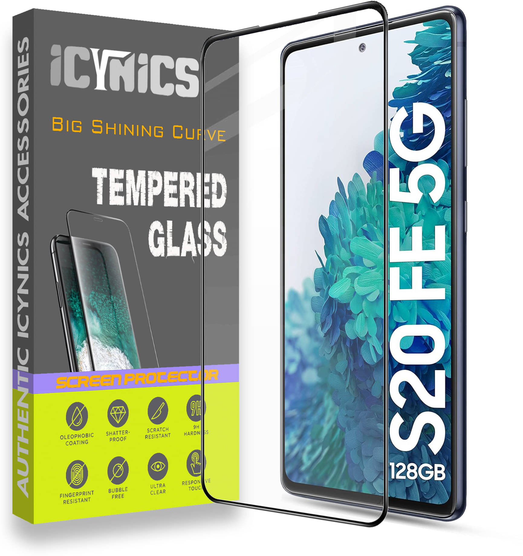     			Icynics Tempered Glass Compatible For Samsung Galaxy S20 FE ( Pack of 1 )