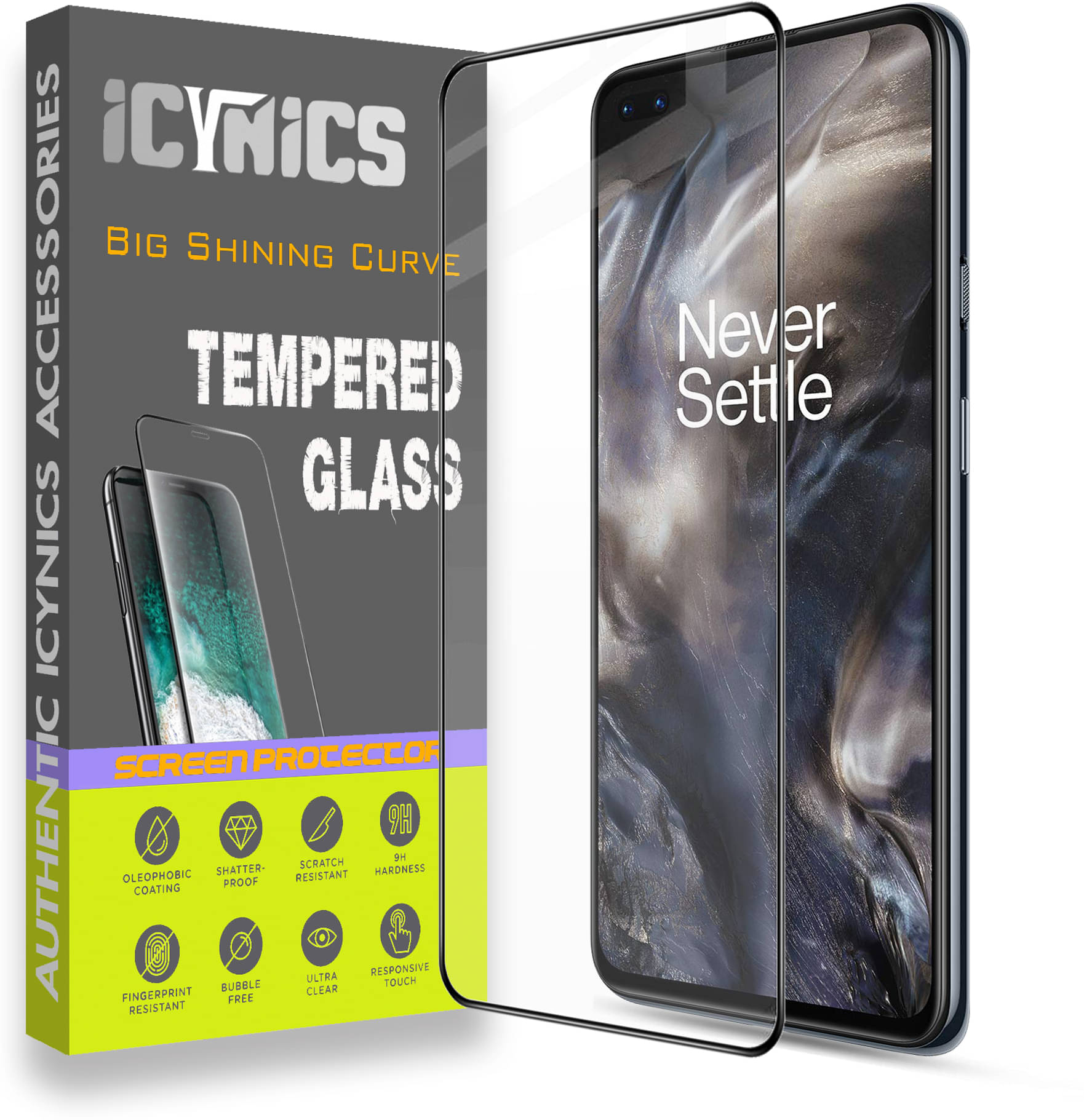 Icynics Tempered Glass Compatible For OnePlus Nord ( Pack of 1 ) Icynics Tempered Glass Compatible For OnePlus Nord ( Pack of 1 )