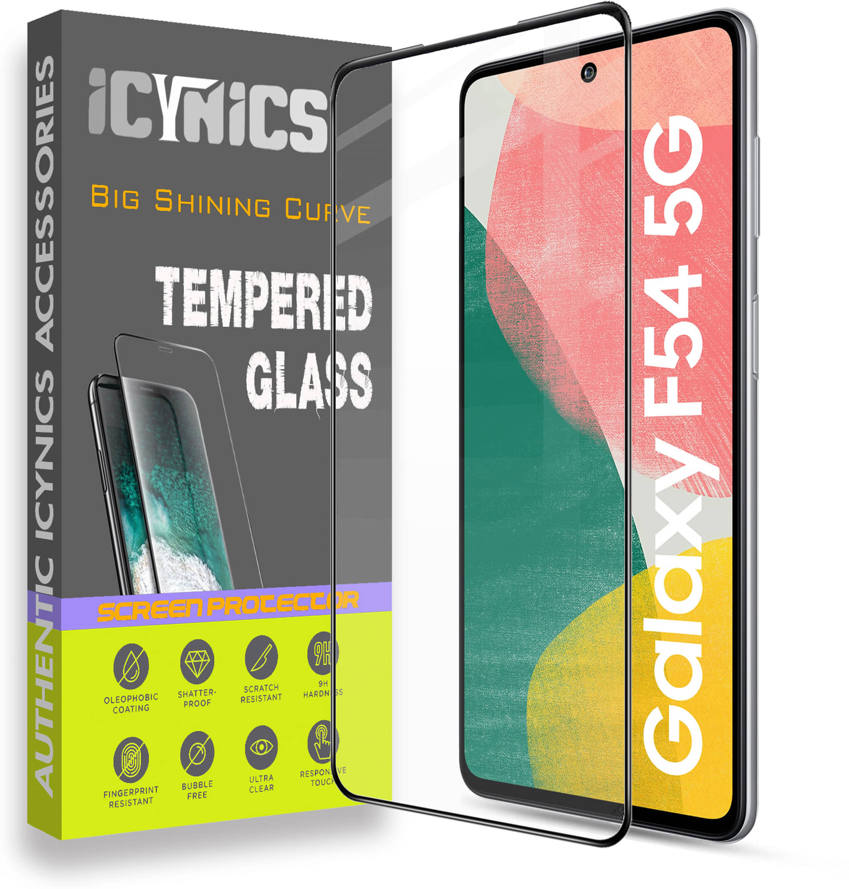 Icynics Tempered Glass Compatible For Samsung Galaxy F54 5G ( Pack of 1 ) Icynics Tempered Glass Compatible For Samsung Galaxy F54 5G ( Pack of 1 )