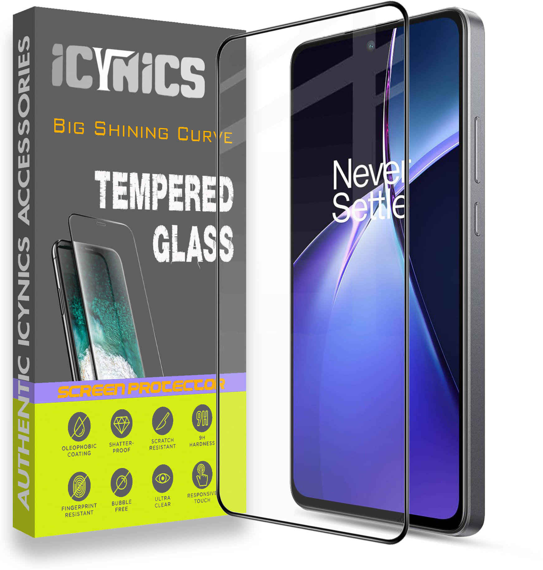     			Icynics Tempered Glass Compatible For Oneplus Nord CE 4 5G ( Pack of 1 )