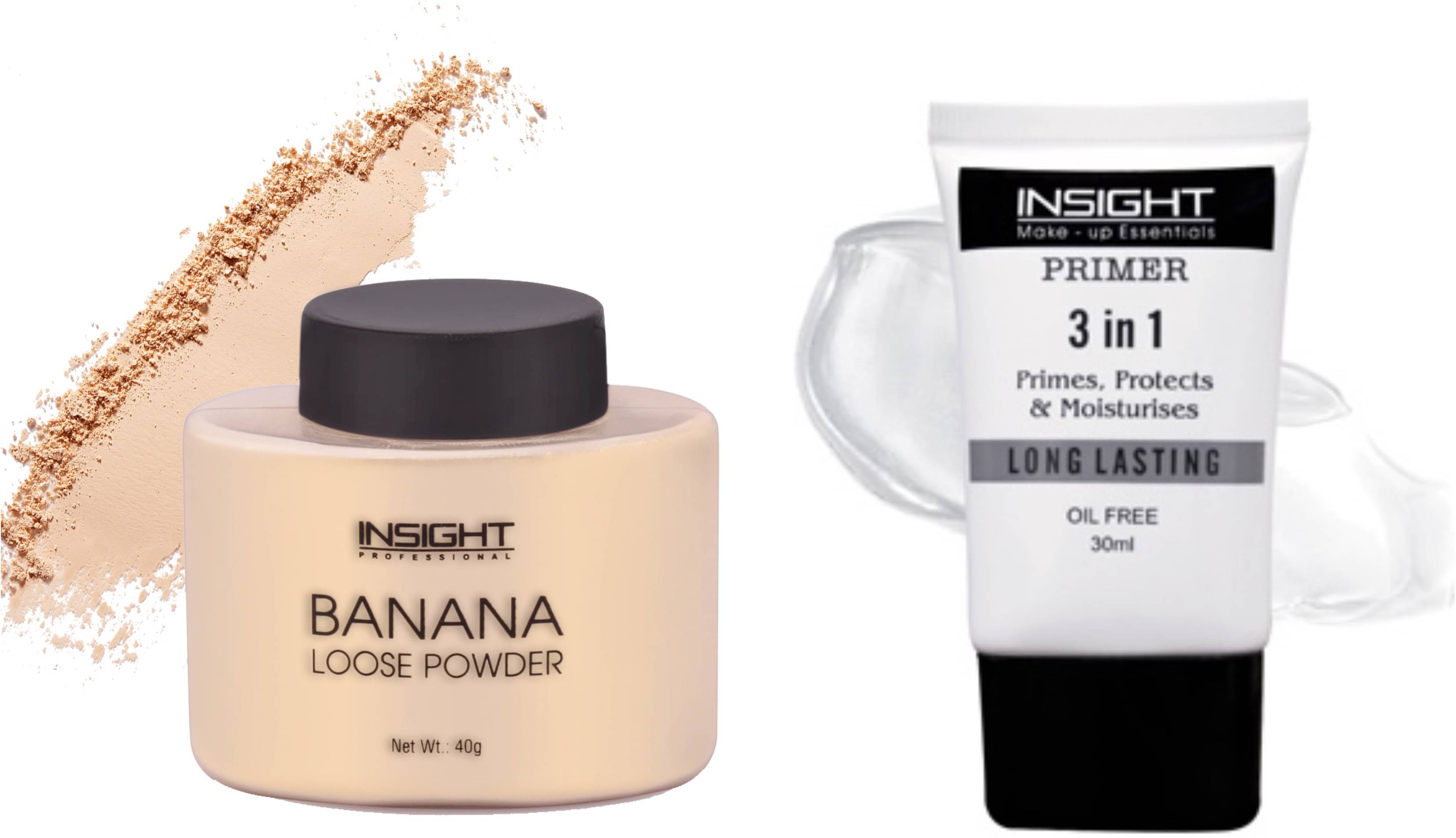     			Insight Makeup Kit Primer & Banana Powder Complete Base Set (Pack of 2)