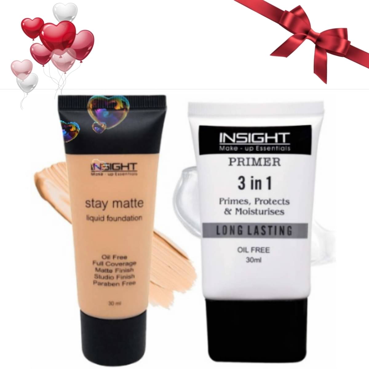 Insight Makeup Kit Primer & Stay Matte Liquid Foundation Complete Base Set (Pack of 2) Insight Makeup Kit Primer & Stay Matte Liquid Foundation Complete Base Set (Pack of 2)