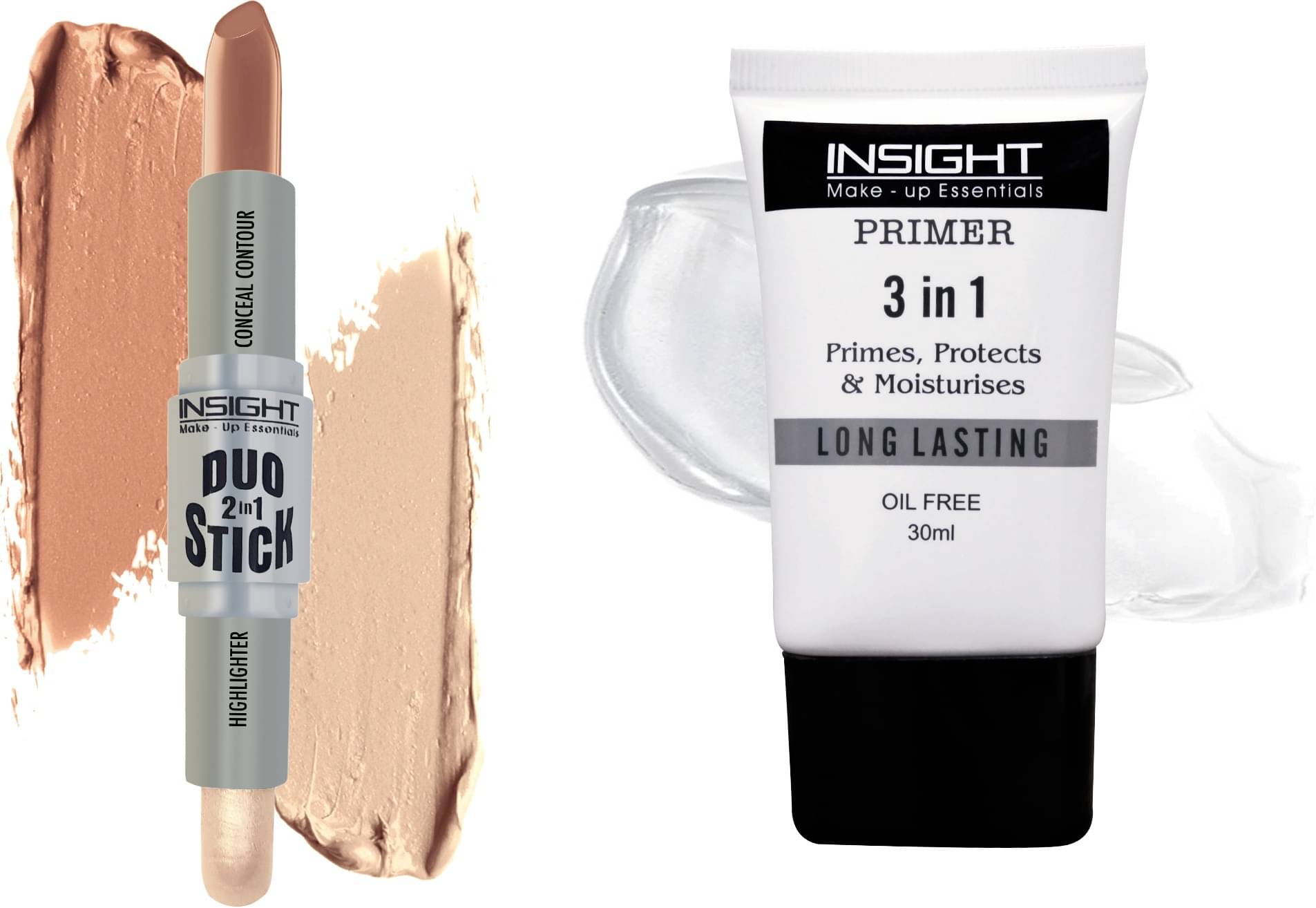     			Insight Cosmetics Duo Stick Conceal Contour With 3 in 1 Primer (Pack of 2)