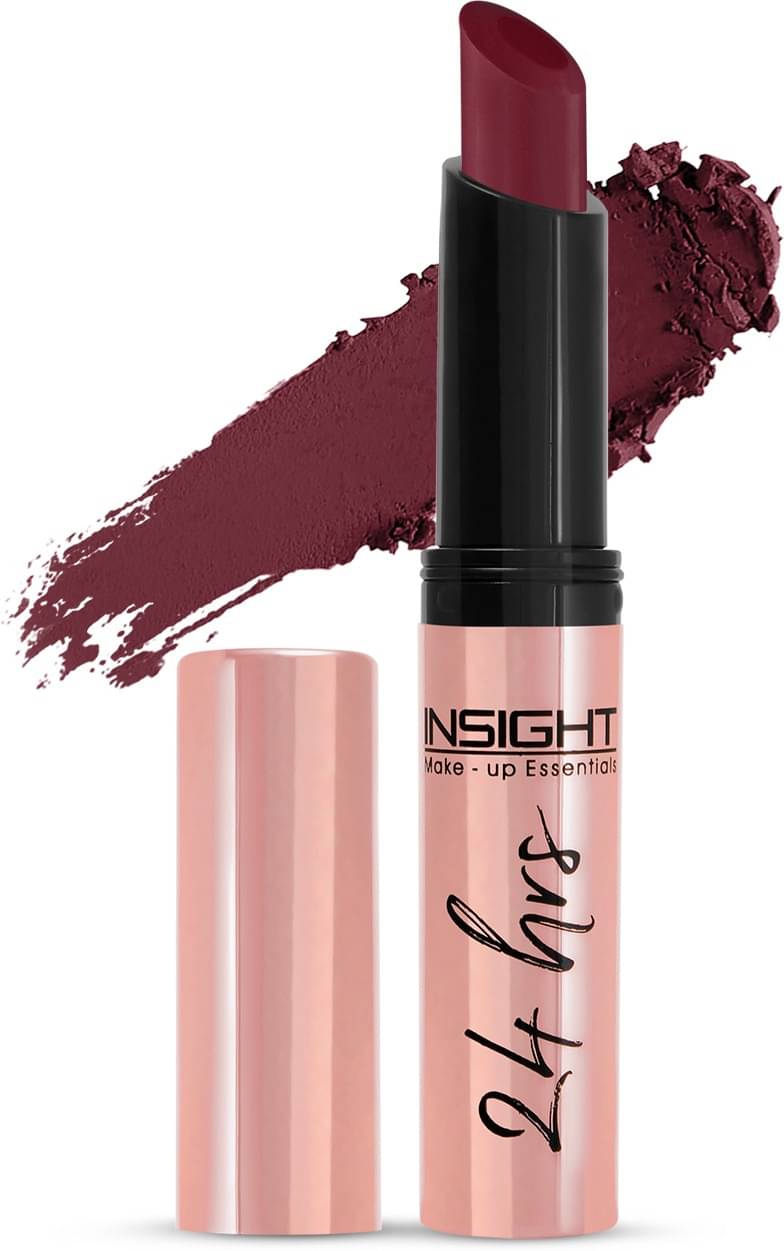     			Insight Maroon Matte Lipstick Smudge-Proof Bold Shade, 50gm
