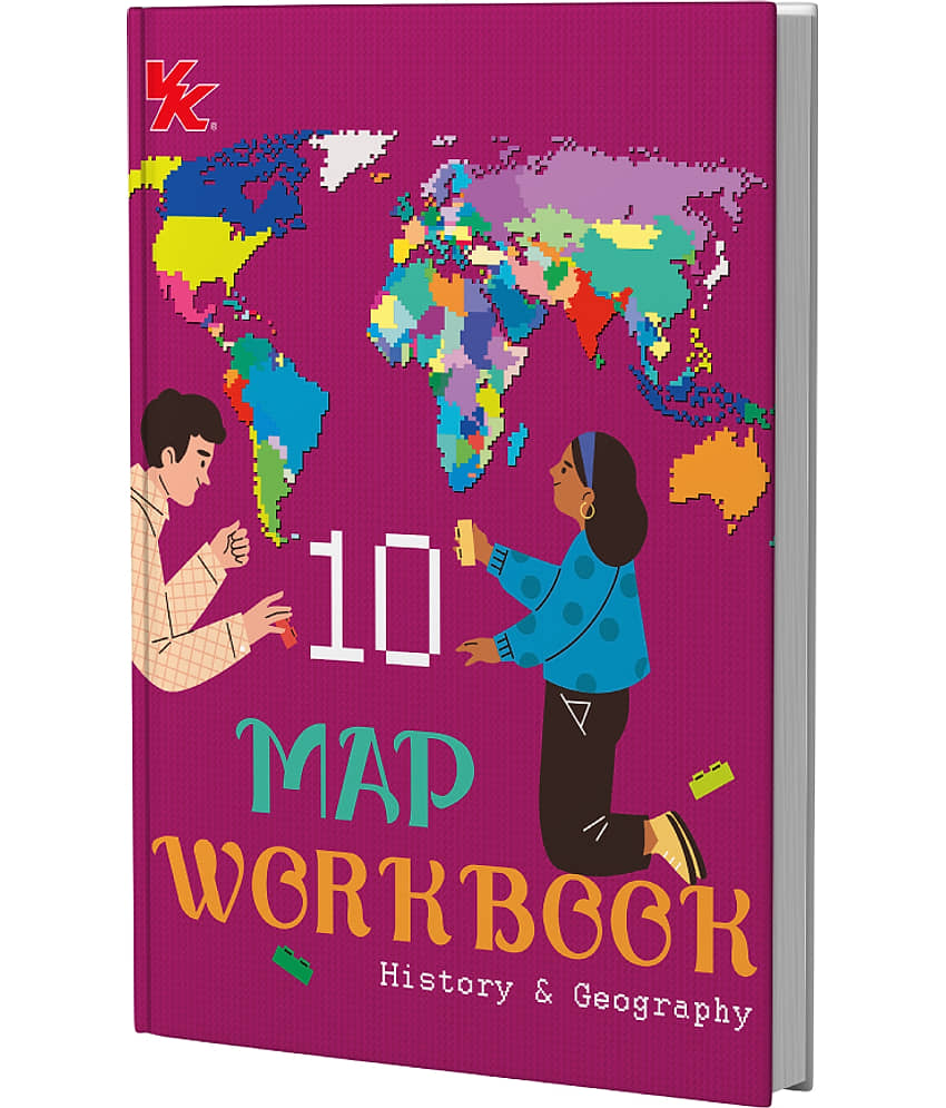 Map Workbook- History & Geography | For Class 10 | CBSE Based | NCERT Based | 2025 Edition - Stationery | Buy online on ZillyBuy