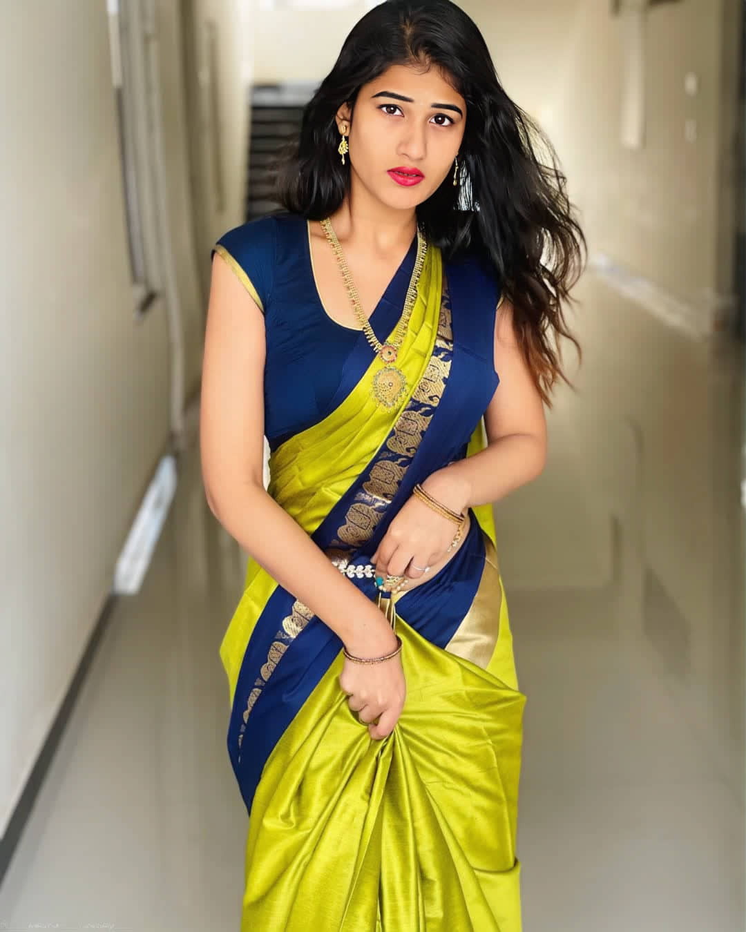 Mysstre Cotton Silk Woven Saree With Unstitched Blouse Piece ( Multicolor7 ) - Sarees | Buy online on ZillyBuy