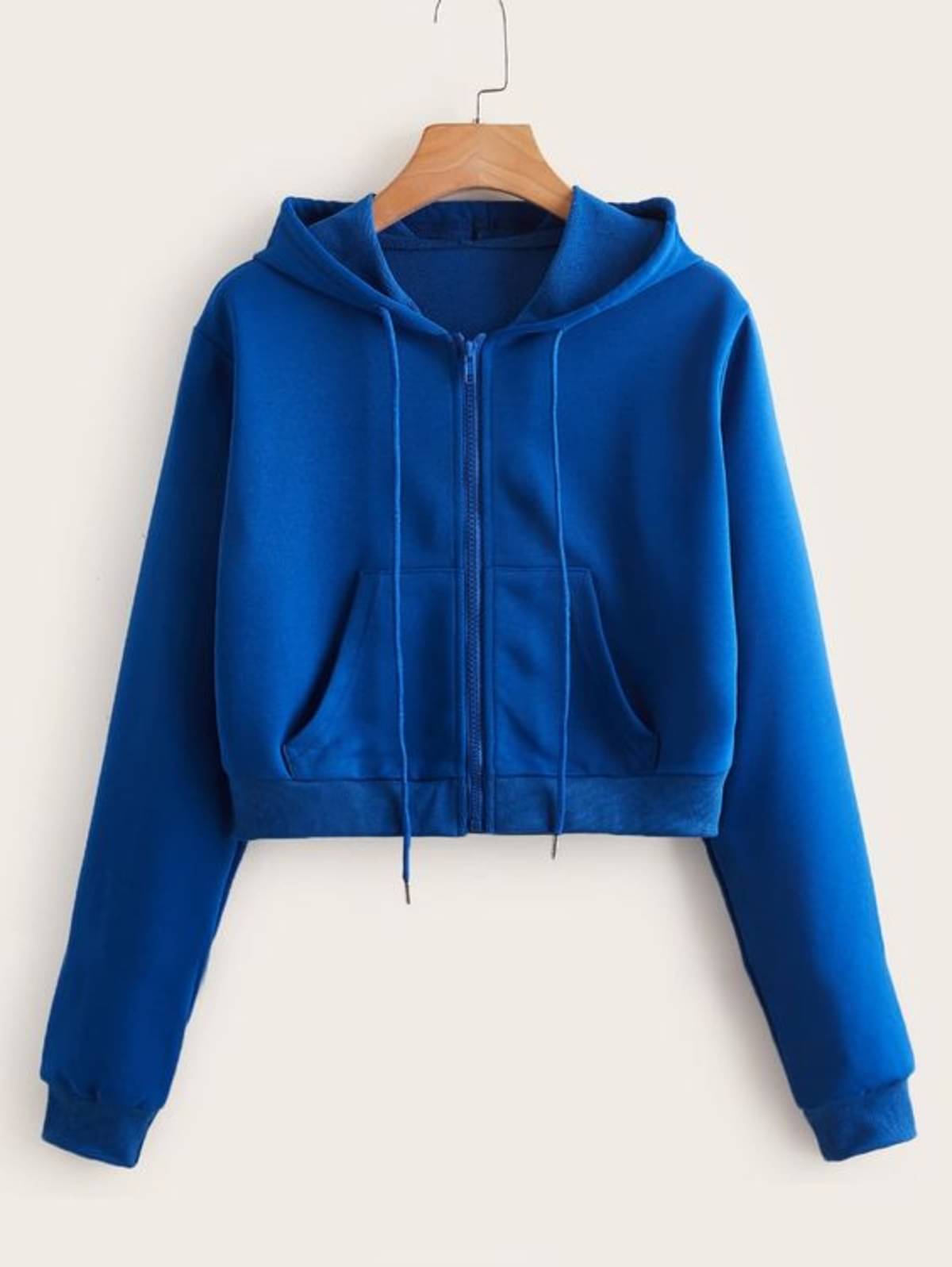     			RAABTA FASHIION Fleece Women's Hooded Sweatshirt ( Blue )