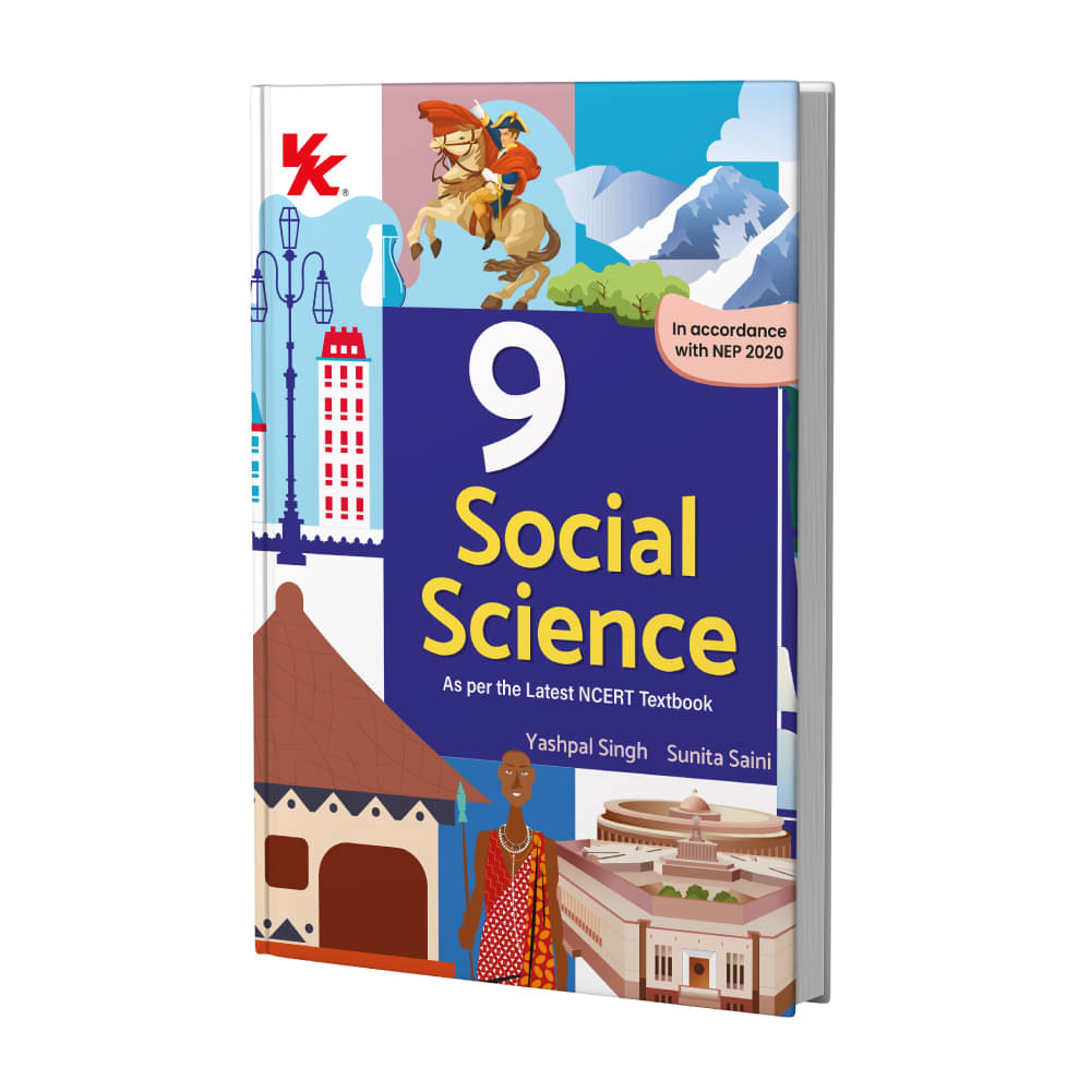     			Social Science Book for Class 9 | CBSE (NCERT Solved) | NEP |  Examination 2025-26 | by VK Global Publications