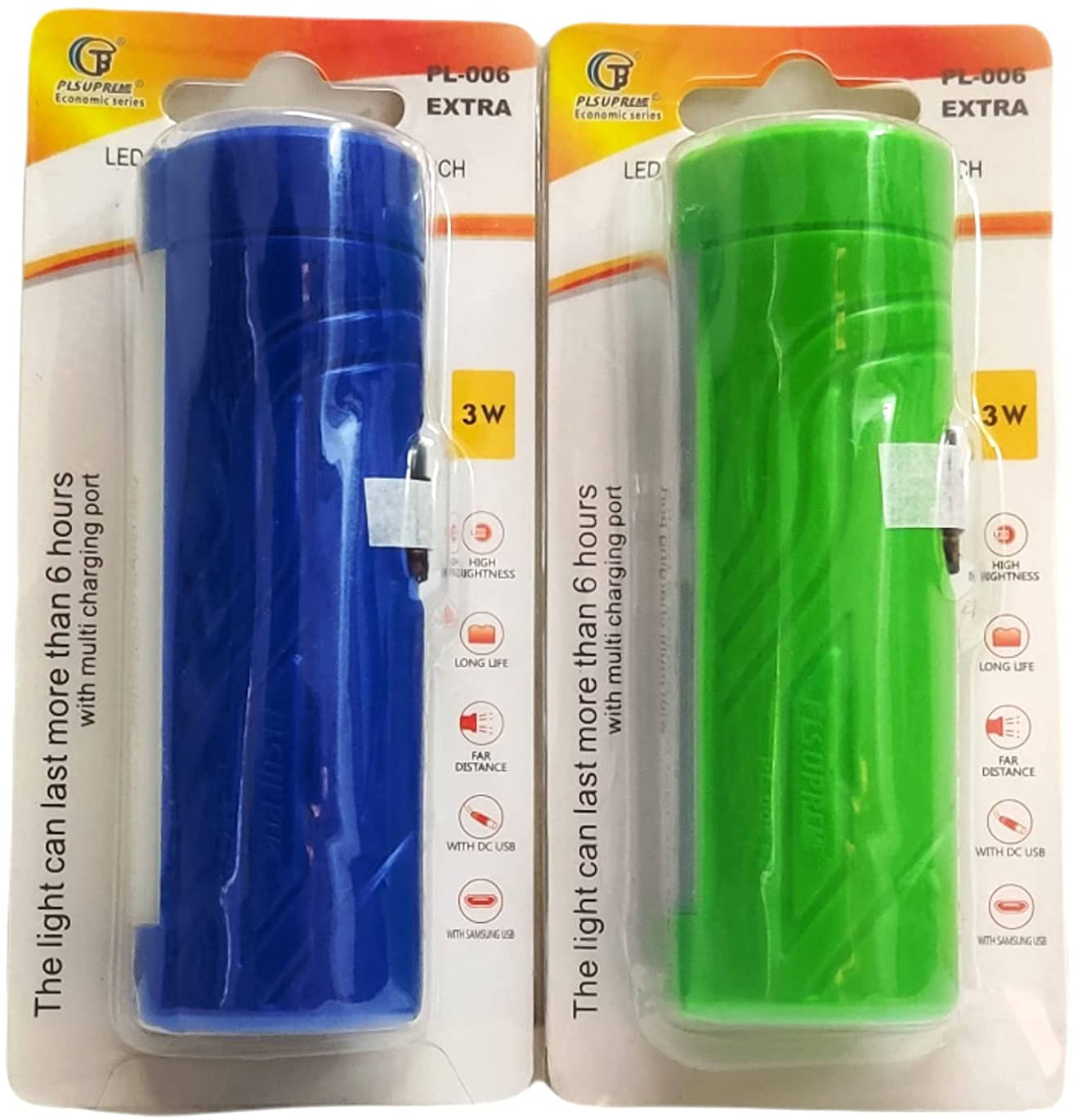     			Stylopunk 10W Green Emergency Light ( Pack of 2 )