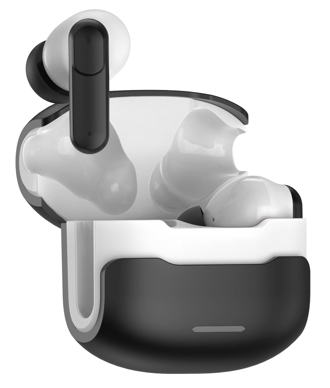     			VEhop AIRBUDS LOW LATENCY Bluetooth True Wireless (TWS) In Ear 35 Hours Playback Low Latency,Powerfull bass IPX4(Splash & Sweat Proof) Black