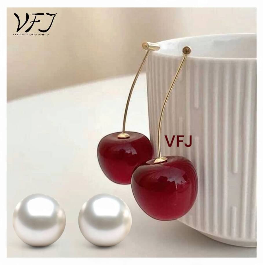     			Vighnaharta Multi Color Drop Earrings ( Pack of 2 )